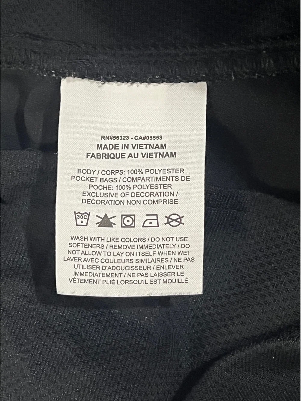 Nike Men's Black Polyester Golf Shorts Size 28